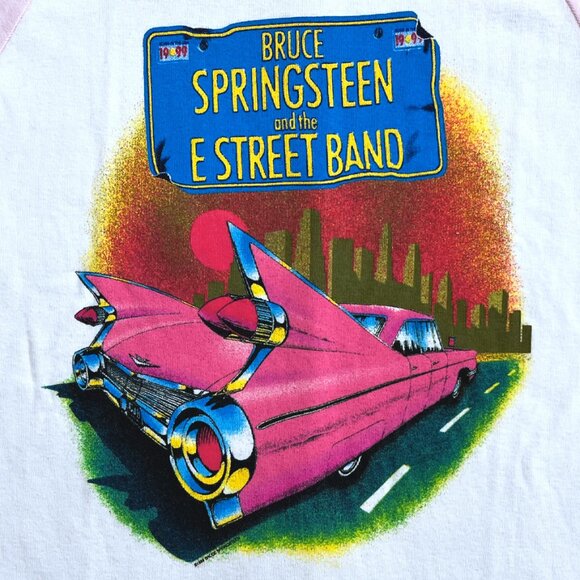 Vintage Bruce Springsteen & The E Street Band "Pink Cadillac" Women's BBJ - Picture 3 of 9